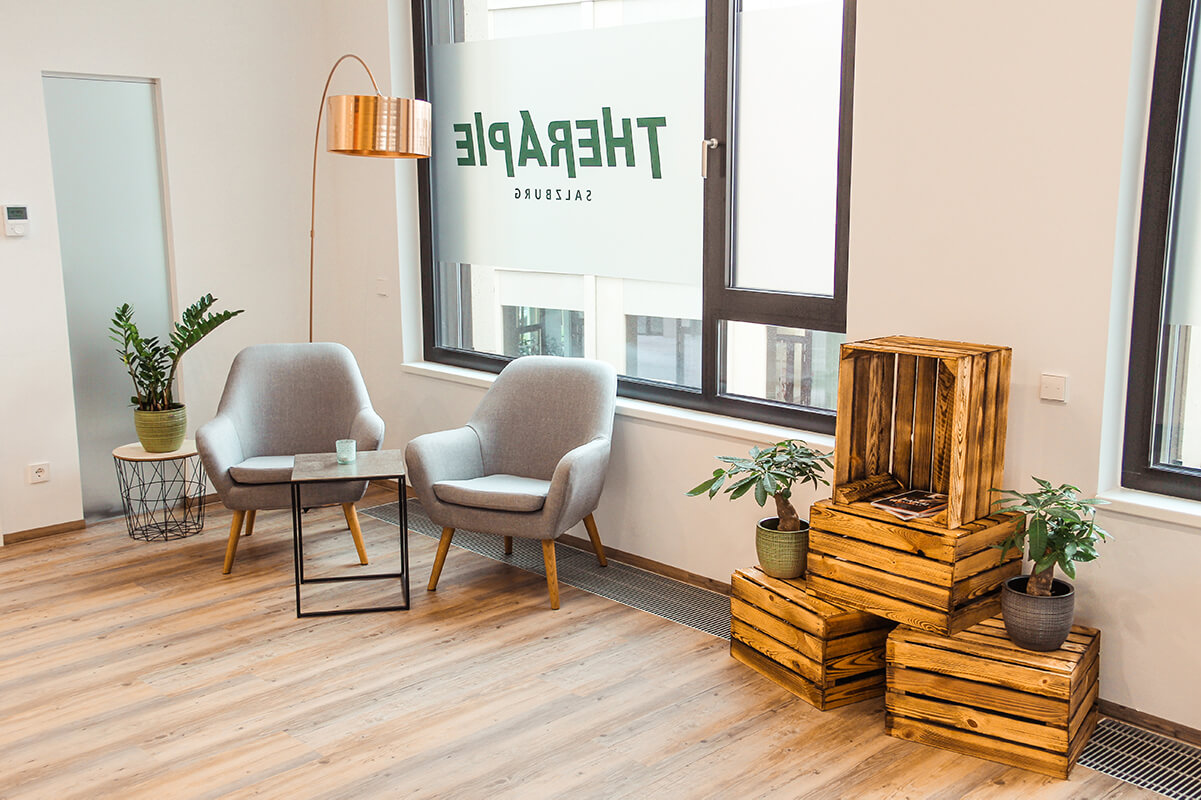 Relax Area im MAIKAI Fitness Salzburg Mülln