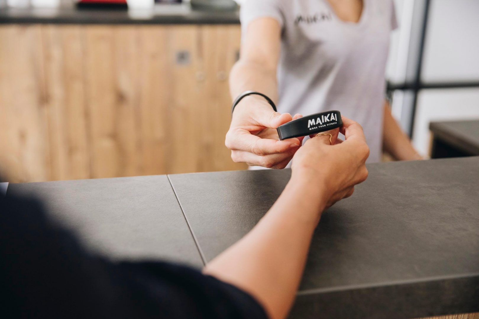 Trainingsband fürs Fitnessstudio MAIKAI in Salzburg