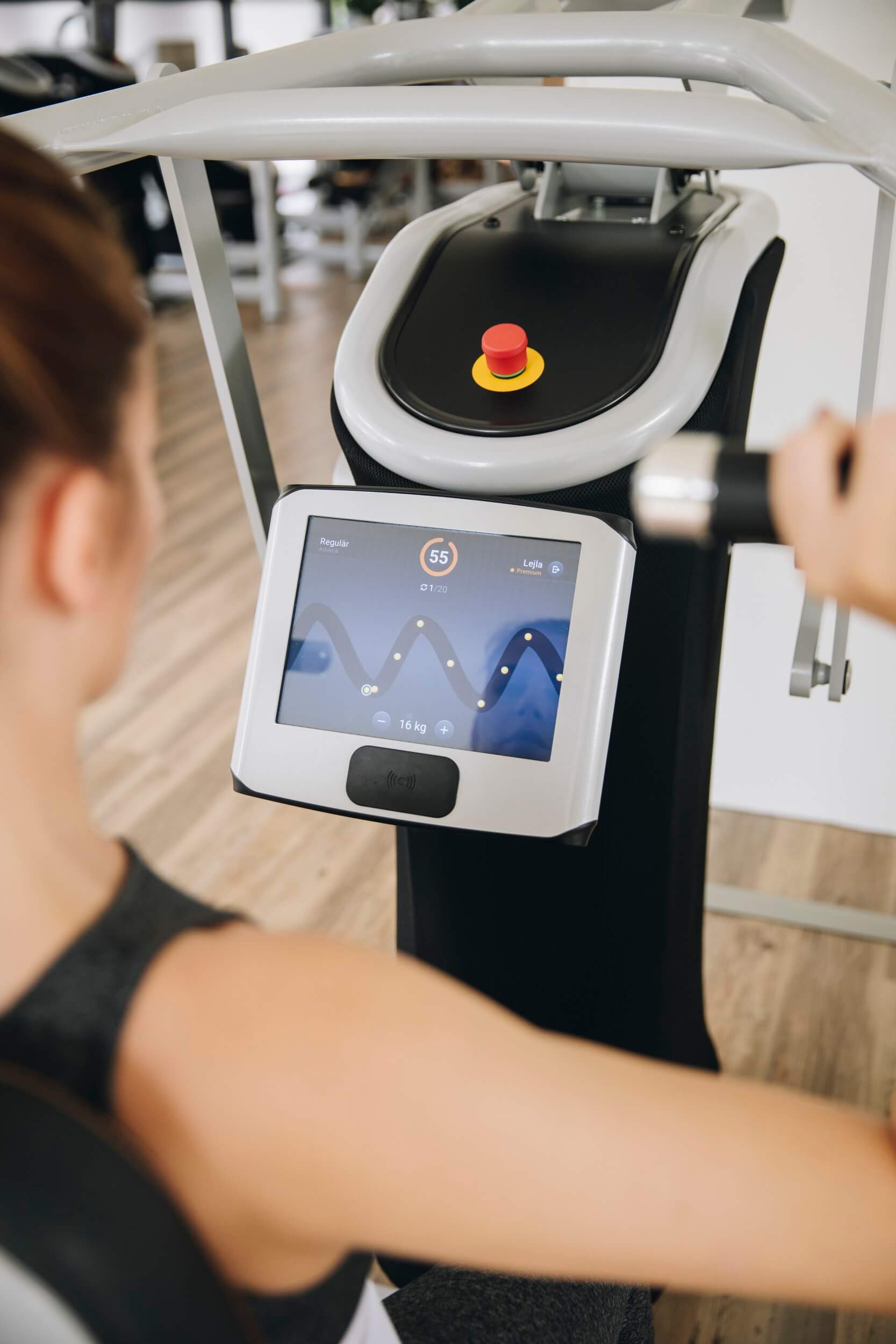 Trainingskurve Schulterpresse MAIKAI Salzburg